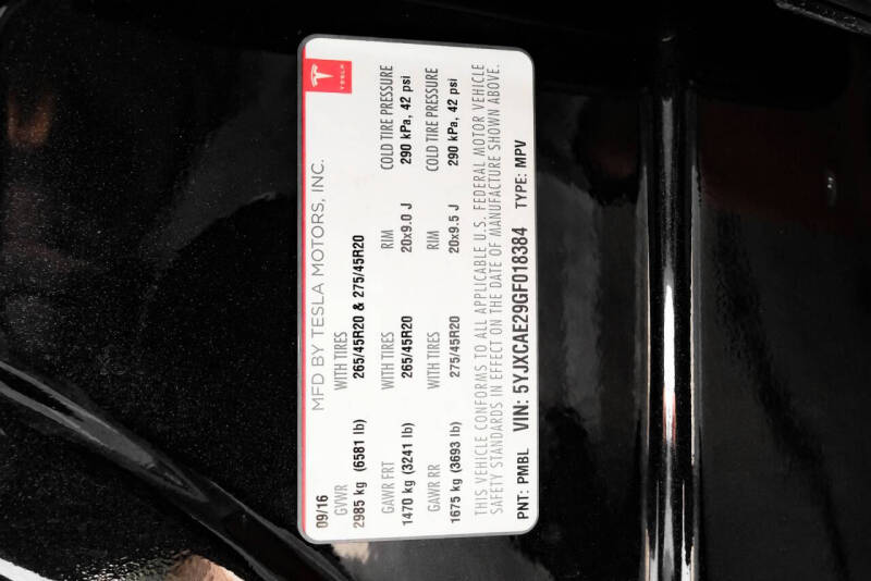2016 Tesla Model X 75D