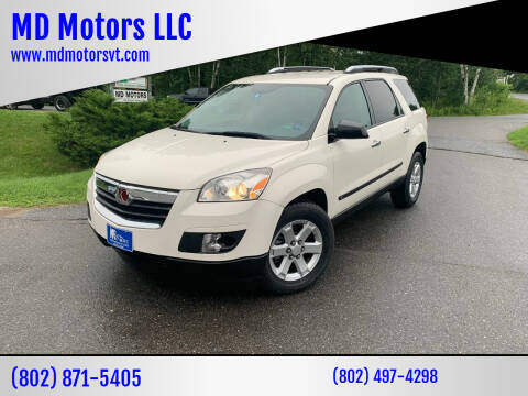 2007 Saturn Outlook for sale at MD Motors LLC in Williston VT