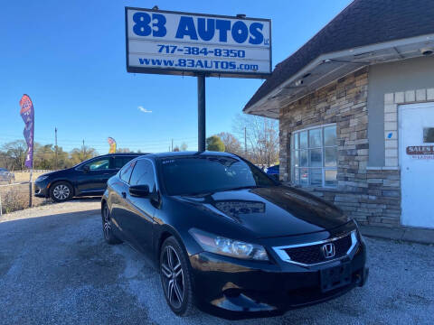 2010 Honda Accord for sale at 83 Autos LLC in York PA