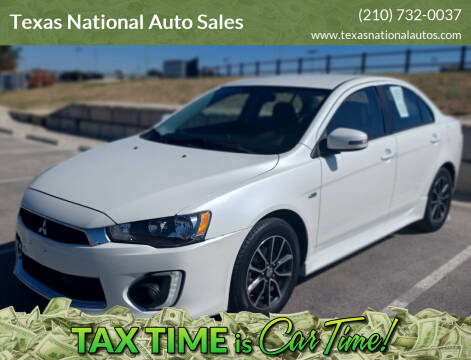 2017 Mitsubishi Lancer for sale at Texas National Auto Sales in San Antonio TX