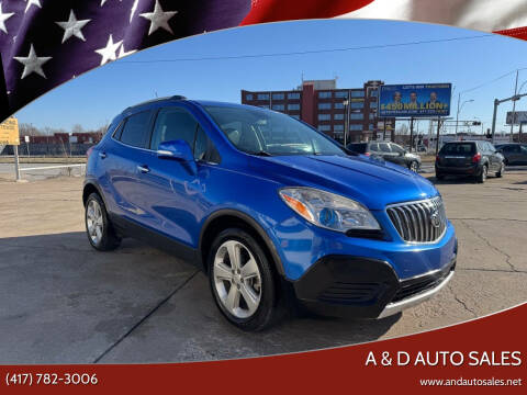 2016 Buick Encore for sale at A & D Auto Sales in Joplin MO