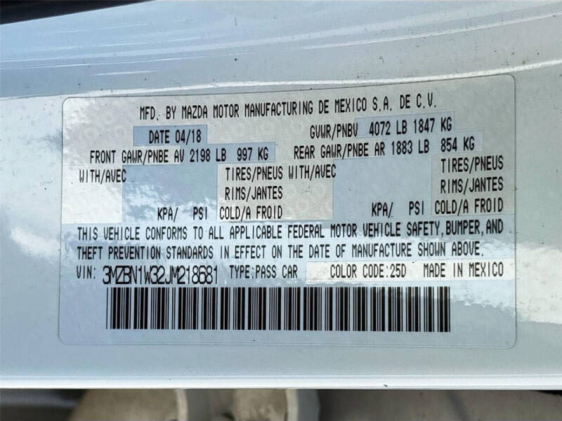 2018 Mazda MAZDA3 Grand Touring