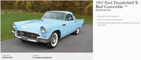 1957 Ford Thunderbird