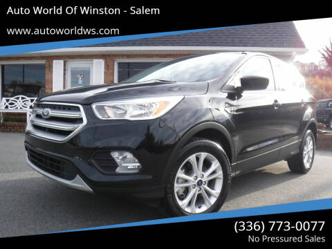 2019 Ford Escape for sale at Auto World Of Winston - Salem in Winston Salem NC
