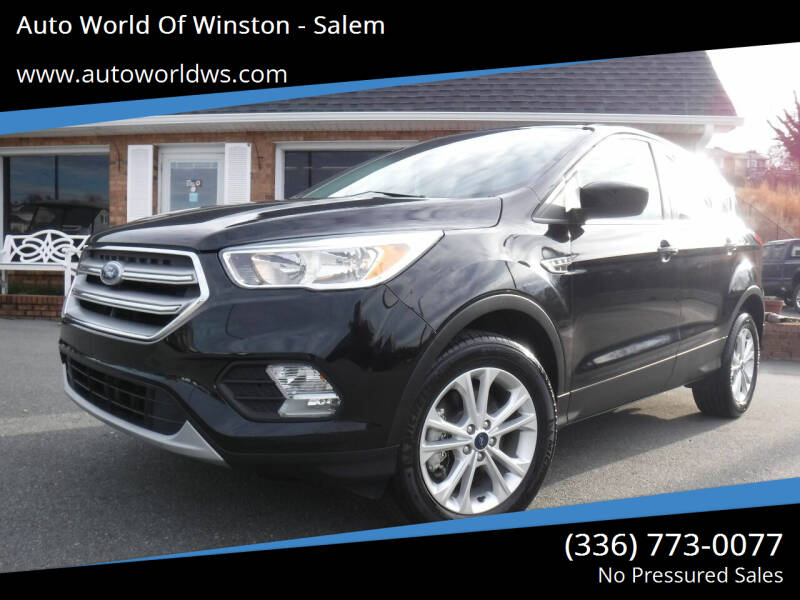 2019 Ford Escape for sale at Auto World Of Winston - Salem in Winston Salem NC