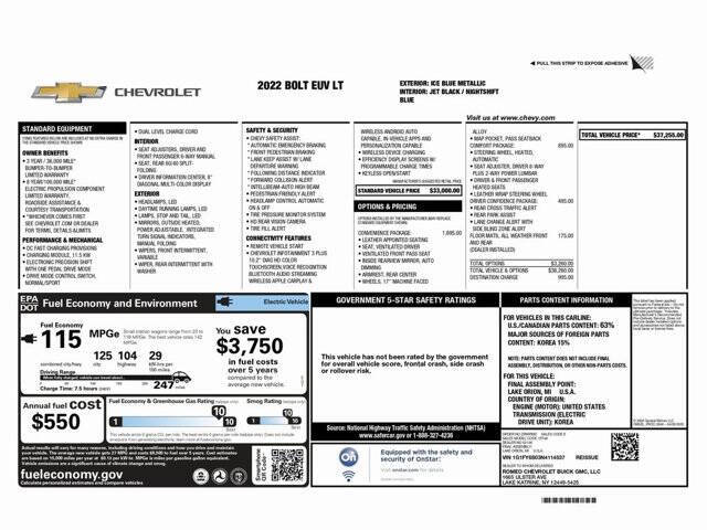 2022 Chevrolet Bolt EUV LT