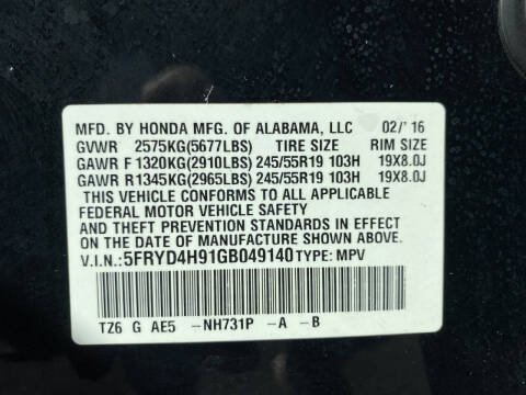 2016 Acura MDX SH-AWD w/Advance