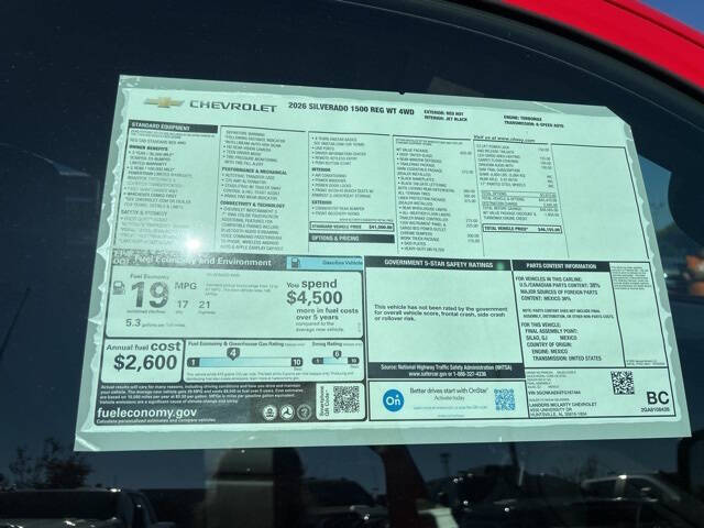 2026 Chevrolet Silverado 1500