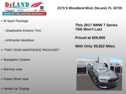 2017 BMW 7 Series 750i