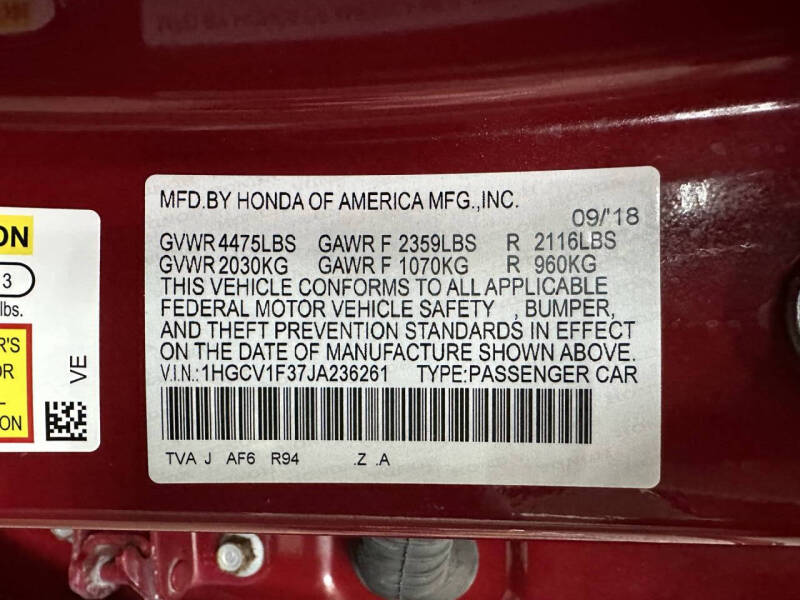 2018 Honda Accord Sport