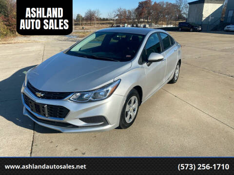 2017 Chevrolet Cruze for sale at ASHLAND AUTO SALES in Columbia MO