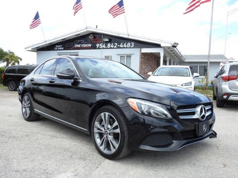 2017 Mercedes-Benz C-Class for sale at One Vision Auto in Hollywood FL