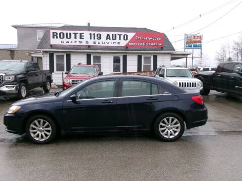 2012 Chrysler 200 for sale at ROUTE 119 AUTO SALES & SVC in Homer City PA