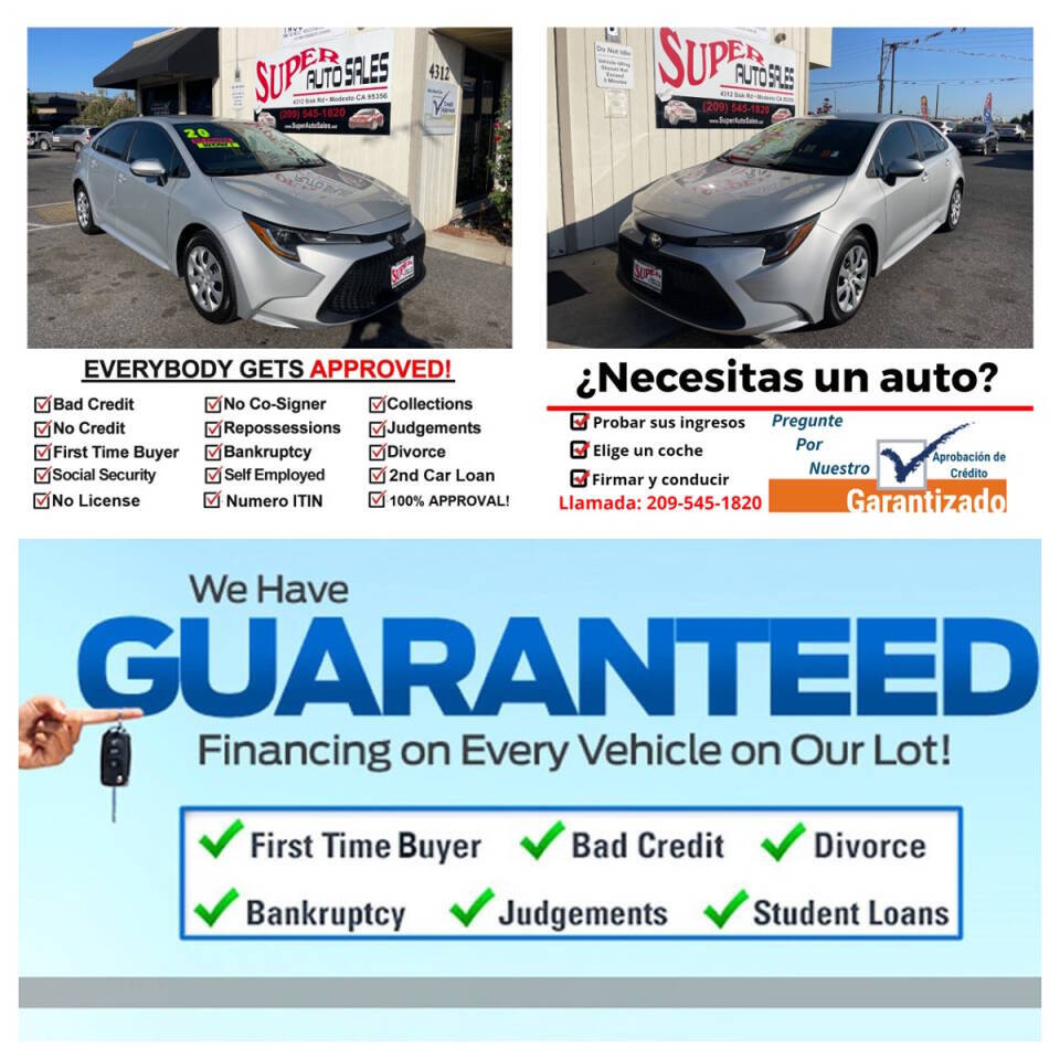 2020 Toyota Corolla for sale at Super Auto Sales Modesto in Modesto, CA