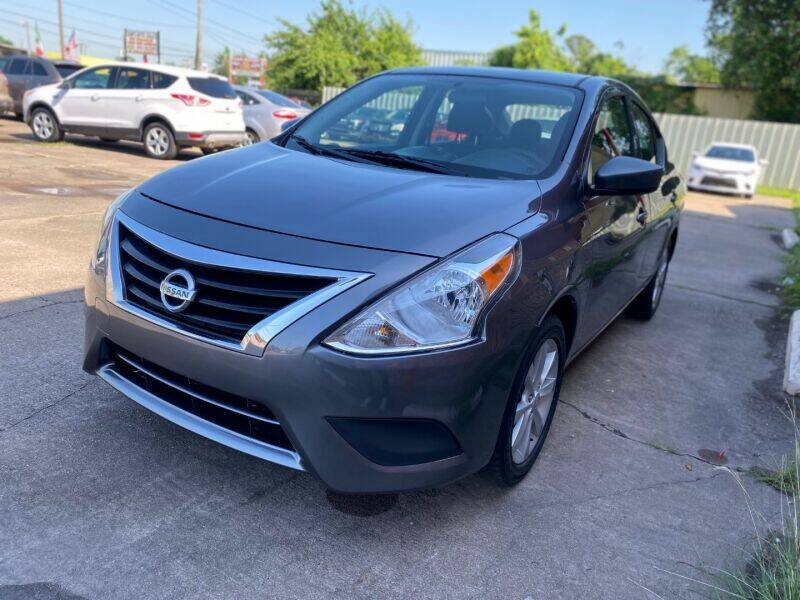 2018 Nissan Versa for sale at Sam's Auto Sales in Houston TX