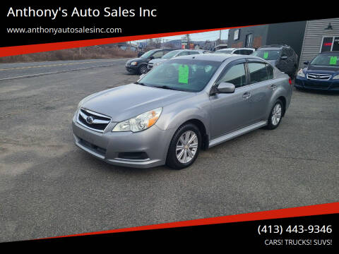 2010 Subaru Legacy for sale at Anthony's Auto Sales Inc in Pittsfield MA