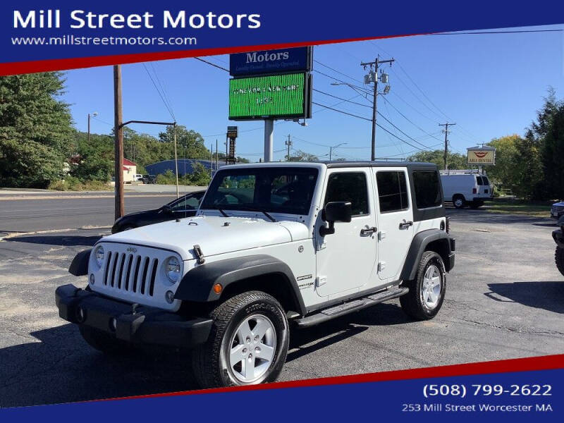 2018 Jeep Wrangler JK Unlimited for sale at Mill Street Motors in Worcester MA