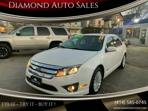 2011 Ford Fusion Hybrid for sale at DIAMOND AUTO SALES LLC in Milwaukee WI