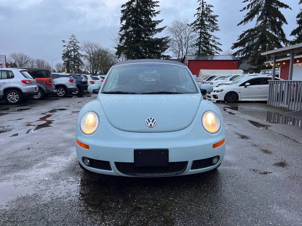 2006 Volkswagen New Beetle Convertible for sale at PLATINUM AUTO SALES INC in Lacey, WA