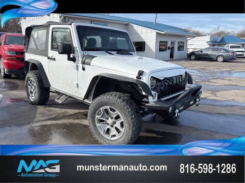 2016 Jeep Wrangler for sale at Munsterman Automotive Group in Blue Springs MO