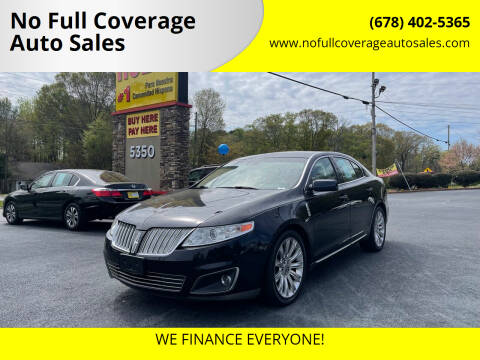 2009 Lincoln MKS for sale at No Full Coverage Auto Sales in Austell GA