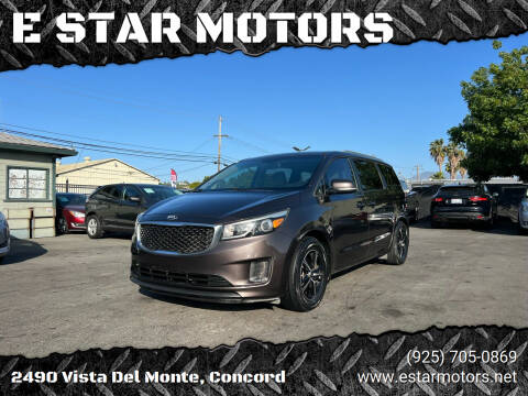 2016 Kia Sedona for sale at E STAR MOTORS in Concord CA