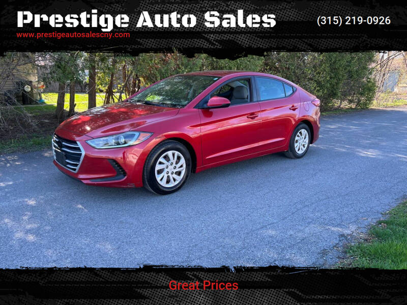 2017 Hyundai Elantra for sale at Prestige Auto Sales in Yorkville NY