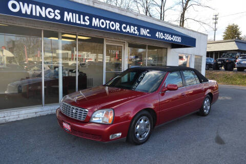 2002 Cadillac DeVille for sale at Owings Mills Motor Cars in Owings Mills MD