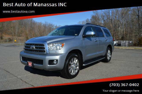 2011 Toyota Sequoia for sale at Best Auto of Manassas INC in Manassas VA