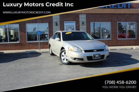 2010 Chevrolet Impala for sale at Luxury Motors Credit Inc in Bridgeview IL