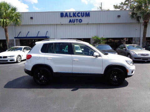 2013 Volkswagen Tiguan for sale at BALKCUM AUTO INC in Wilmington NC