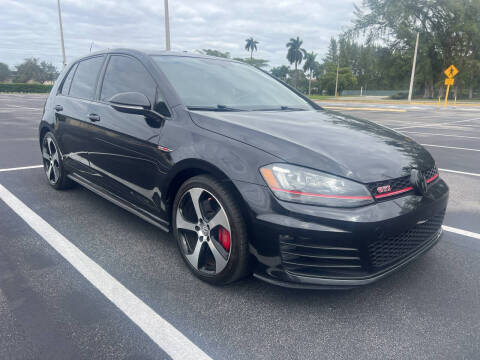 2017 Volkswagen Golf GTI for sale at Nation Autos Miami in Hialeah FL