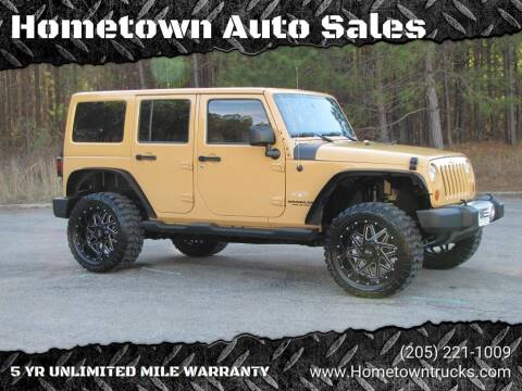 2013 Jeep Wrangler Unlimited for sale at Hometown Auto Sales - SUVS in Jasper AL