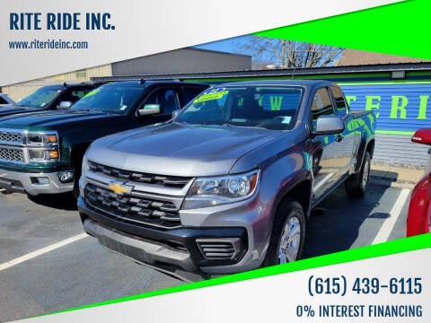 2021 Chevrolet Colorado for sale at RITE RIDE INC. in Murfreesboro TN