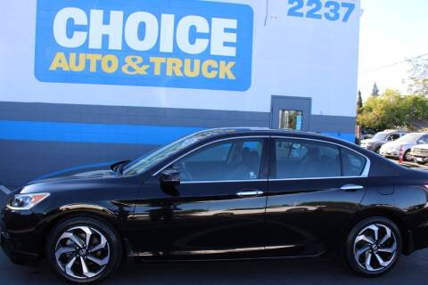 2016 Honda Accord for sale at Choice Auto & Truck in Sacramento CA