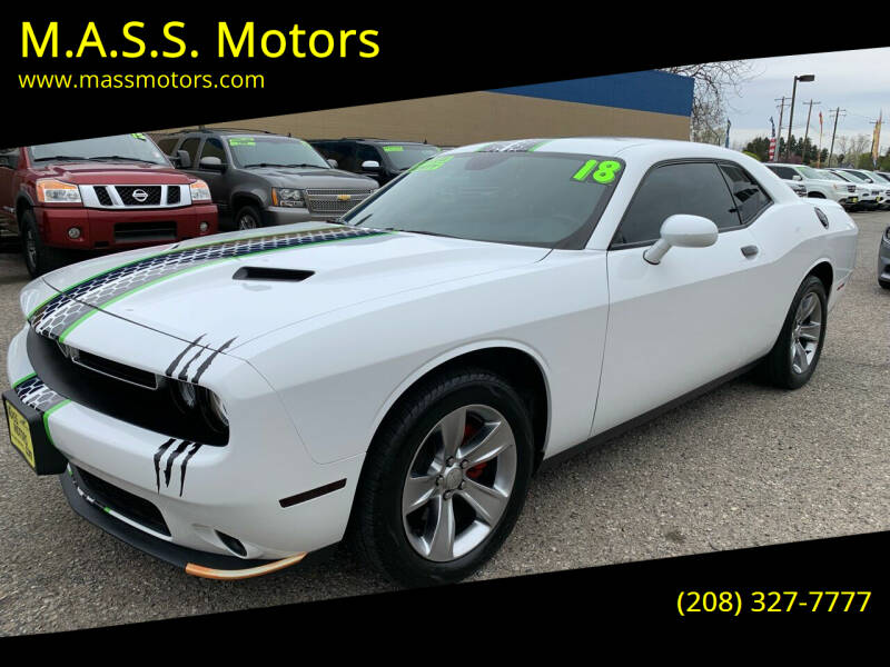 2018 Dodge Challenger for sale at M.A.S.S. Motors in Boise ID