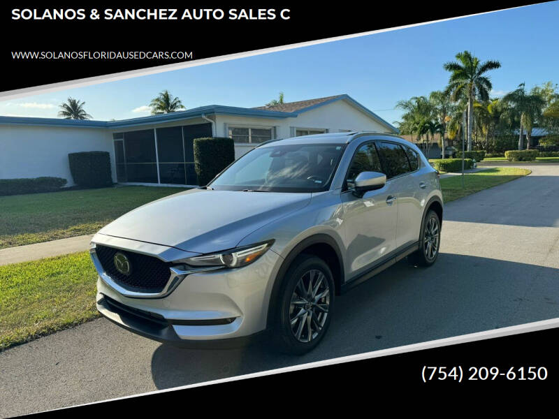 2021 Mazda CX-5 for sale at SOLANOS & SANCHEZ AUTO SALES C in Hollywood FL