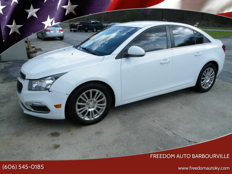 2015 Chevrolet Cruze for sale at Freedom Auto Barbourville in Bimble KY