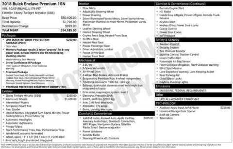 2018 Buick Enclave Premium