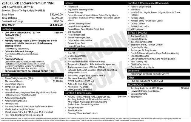 2018 Buick Enclave Premium