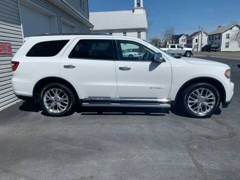 2015 Dodge Durango for sale at VILLAGE SERVICE CENTER in Penns Creek PA