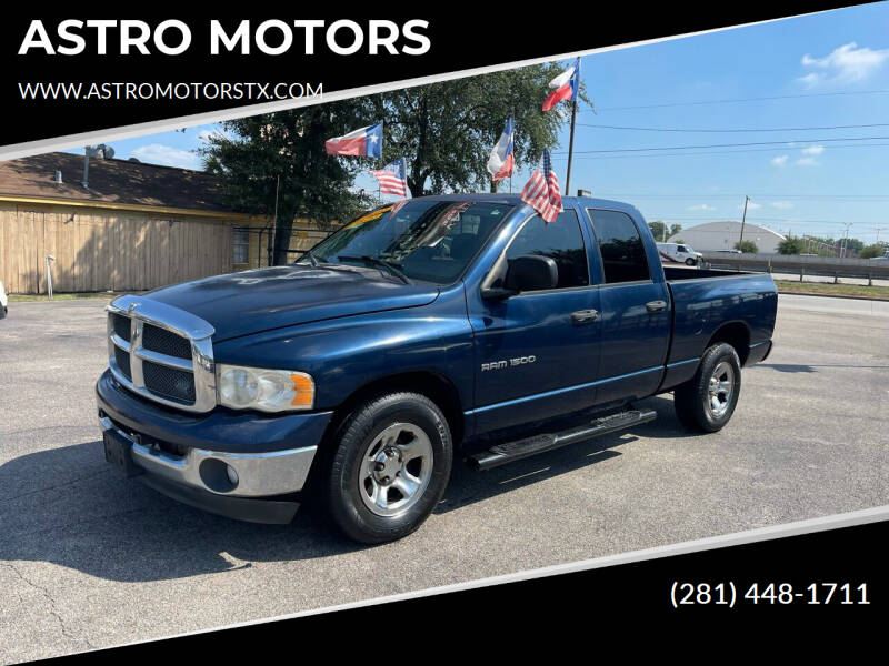 2003 Dodge Ram 1500 for sale at ASTRO MOTORS in Houston TX