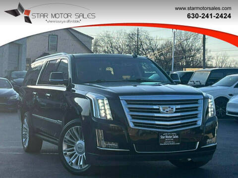 2016 Cadillac Escalade ESV for sale at Star Motor Sales in Downers Grove IL