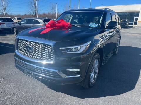 2018 Infiniti QX80 for sale at Charlotte Auto Group, Inc in Monroe NC