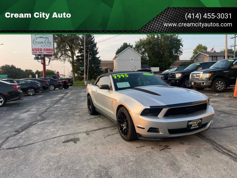 2012 Ford Mustang for sale at Cream City Auto in Milwaukee WI