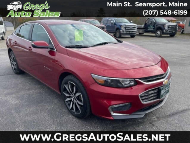 2017 Chevrolet Malibu for sale at Greg's Auto Sales in Searsport, ME