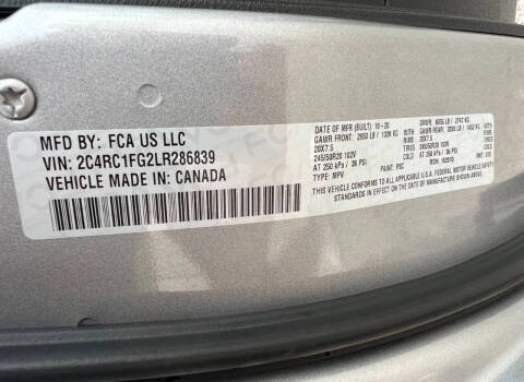 2020 Chrysler Pacifica Touring