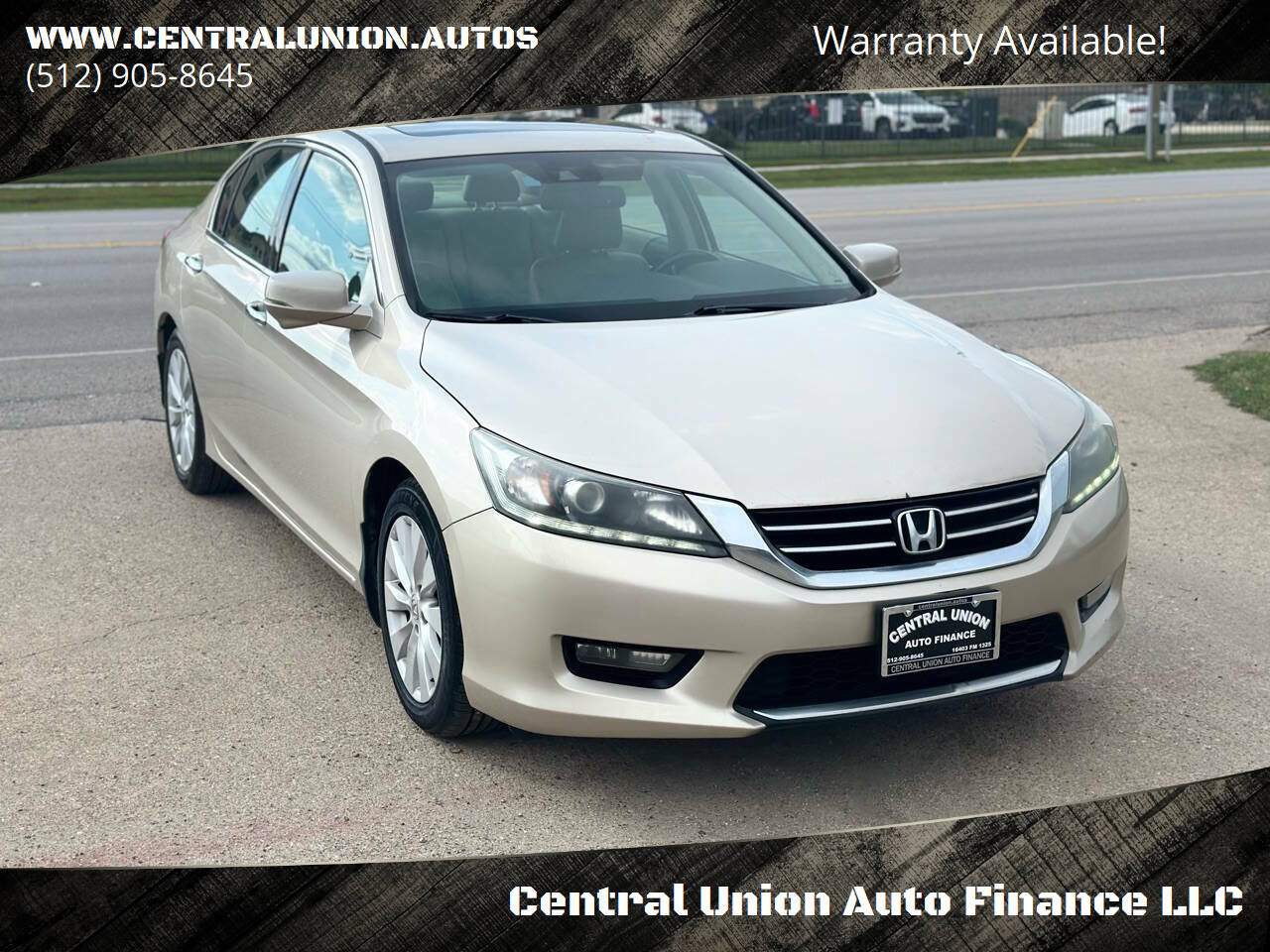 2014 Honda Accord for sale at Central Union Auto Finance LLC in Austin, TX