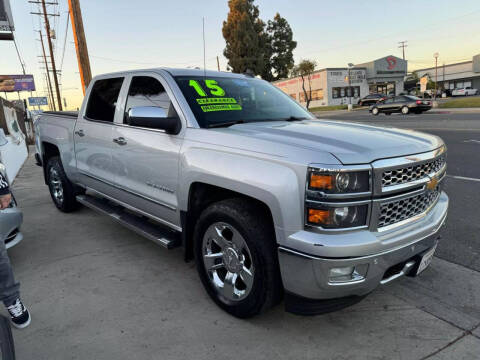 2015 Chevrolet Silverado 1500 for sale at Sol Cal Financial Corp in Whittier CA