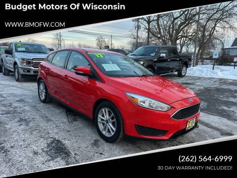 2017 Ford Focus for sale at Budget Motors of Wisconsin in Racine WI